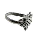 Forget Me Knot - Vintage Signed 'Sarah Coventry' Silver Metal Ring (VR1058)