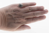 Forget Me Knot - Vintage Signed 'Sarah Coventry' Silver Metal Ring (VR1058)