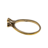 You & Me - Vintage Sarah Coventry Gold Plated Crystal Rhinestone Ring (VR1052)