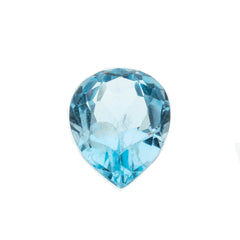 Blue Sky - Estate Natural Loose Blue Topaz Pear Shape Gemstone (EA003)
