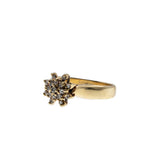 Starlight - Vintage 10K Gold Diamond Cluster Ring (VR825)