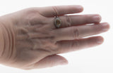 Let The Sun Come In - Estate Sterling Silver Natural Citrine Filigree Ring (ER436)