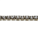 Up Town Girl - Vintage Sterling Silver Cubic Zirconia Tennis Bracelet (VB087)