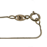 My Shining Star - Estate Victorian Revival 10K Gold Star Set Diamond Engraved Locket Pendant & Chain (EP057)
