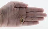 My Shining Star - Estate Victorian Revival 10K Gold Star Set Diamond Engraved Locket Pendant & Chain (EP057)