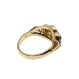 Deco Delight - Art Deco 14K Gold Natural 'Old Mine Cut & Old European Cut' Diamond Ring (ADR293)