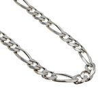 Figaro - Vintage Italian Sterling Silver Fancy Link Chain Necklace (VN241)