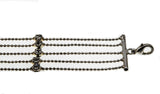 Edwardian Revival - Estate Silver Plated Crystal Rhinestone Bracelet (EB027)