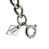 Le Blanc - Vintage Signed Sarah Coventry Silver Tone ID Bracelet (VB139)