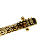 Canary Yellow - Vintage Signed 'Joan Rivers' Gold Plated Crystal Tennis Bracelet (VB141)