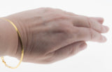 Golden Adornment - Vintage Signed 'Avon' Gold Plated Herringbone Bracelet/Anklet (VB142)