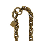 Sarah Coventry - Vintage Signed 'Sarah Cov' Gold Plated Aurora Borealis Crystal Rhinestone Pendant & Chain (VP268)