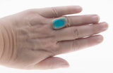 Earth & Sea - Vintage Sterling Silver Turquoise Ring (VR1072)
