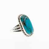 Earth & Sea - Vintage Sterling Silver Turquoise Ring (VR1072)