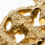 Warm Autumn Days - Vintage Signed Sarah Coventry Gold Plated  Amber & Cognac Crystal Necklace, Bracelet & Clip-On Earring Set (VN247)