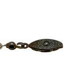 Lustrous - Vintage Gold Plated Genuine Freshwater Pearl Bracelet (VB144)