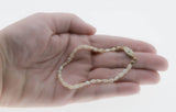 Lustrous - Vintage Gold Plated Genuine Freshwater Pearl Bracelet (VB144)
