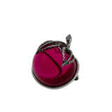 Cheri Cheri Lady - Vintage Retro Signed Sarah Coventry Silver Tone Lucite  Cherry Brooch (VBR325)