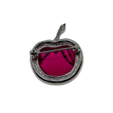 Cheri Cheri Lady - Vintage Retro Signed Sarah Coventry Silver Tone Lucite  Cherry Brooch (VBR325)