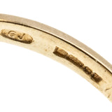 Colour Play - Vintage English 9K Gold Natural Opal & Sapphire Cluster Ring (VR1074)