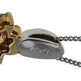 Starry Night - Vintage 14K Gold Natural Sapphire & Diamond Pendant & 10K Gold Chain (VP281)