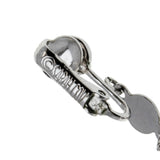 Purple Rain - Vintage Signed 'Sarah Coventry' Silver Tone Simulated Amethyst Chandelier Pendant, Chain & Clip On Earring Set (VN250)