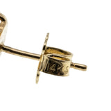 Vampire Bite - Vintage 14K Gold Natural Garnet Stud Earrings (VE507)