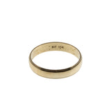 I Do - Vintage 10K Gold Milgrain Edge Wedding Band Ring (VR1079)