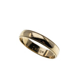 I Do - Vintage 10K Gold Milgrain Edge Wedding Band Ring (VR1079)
