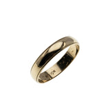 I Do - Vintage 10K Gold Milgrain Edge Wedding Band Ring (VR1079)