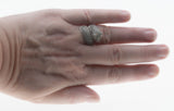 Sparkling Feline - Vintage Sterling Silver Cubic Zirconia Panther Ring (VR1080)
