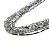 Drape Me - Vintage Signed 'Sarah' Rhodium Plated  'Sarah Coventry' Layered Bib Necklace (VN252)
