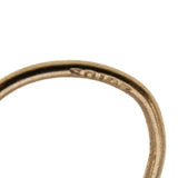 Petite Classics - Vintage 10K Gold Polished Hoop Earrings (VE509)