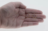 Petite Classics - Vintage 10K Gold Polished Hoop Earrings (VE509)