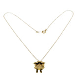 From Times Past - Vintage 14K Gold Mechanical Cuckoo Clock Pendant & 14K GF Chain (VP287)
