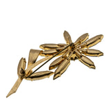 Flower Of Colour - Vintage Gold Plated Austrian Swarovski  Aurora Borealis Crystal Rhinestone Brooch (VBR335)