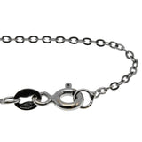 Sparrow's Treasure - Vintage 18K White Gold Cultured Black Pearl Pendant & Chain (VP288)