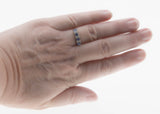 Rivulets Of Light - Vintage English 18K Gold Natural Ceylon Sapphire & Diamond Ring (VR1087)
