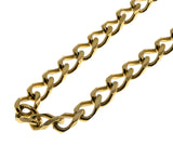 Substantial & Golden - Vintage Retro Gold Plated Heavy Curb Chain Necklace (VN256)