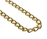 Substantial & Golden - Vintage Retro Gold Plated Heavy Curb Chain Necklace (VN256)