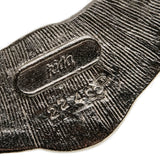 Kida Of London - Vintage Signed 'Kida' Silver Metal Glass Agate Celtic Brooch (VBR233)