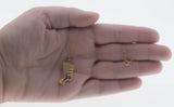 Nefertiti - Vintage Gold Plated Egyptian Queen Pendant & 14K Gold Fill Chain (VP298)