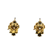 Grape-Vine - Vintage Gold Plated Synthetic Opal Cascade Stud Earrings (VE515)