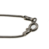 Warm Wishes - Vintage Sterling Silver Garnet Pendant & Chain (VP198)