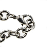 Tiffany & Co. Replica - Estate Sterling Silver Plate Heart Lock Necklace (EN028)