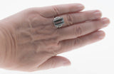 Seascape - Estate Platinum Aquamarine & Diamond Ring (ER317)