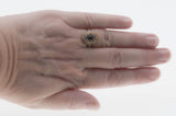 Lovingly Restored - Edwardian English 15K/9K Natural Sapphire & Pearl Navette RIng (EDR104)
