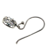 Mystique - Estate Sterling Silver Natural Mystic Topaz Dangly Earrings (EE244)