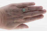 Dream In Colour - Estate Sterling Silver Opal Filigree Ring (ER448)