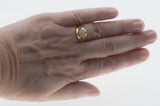 Vivacity - Vintage 10K Gold Natural Australian Opal & Ruby Ring (VR881)